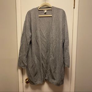 H&M Ribbed Cardigan - Grey